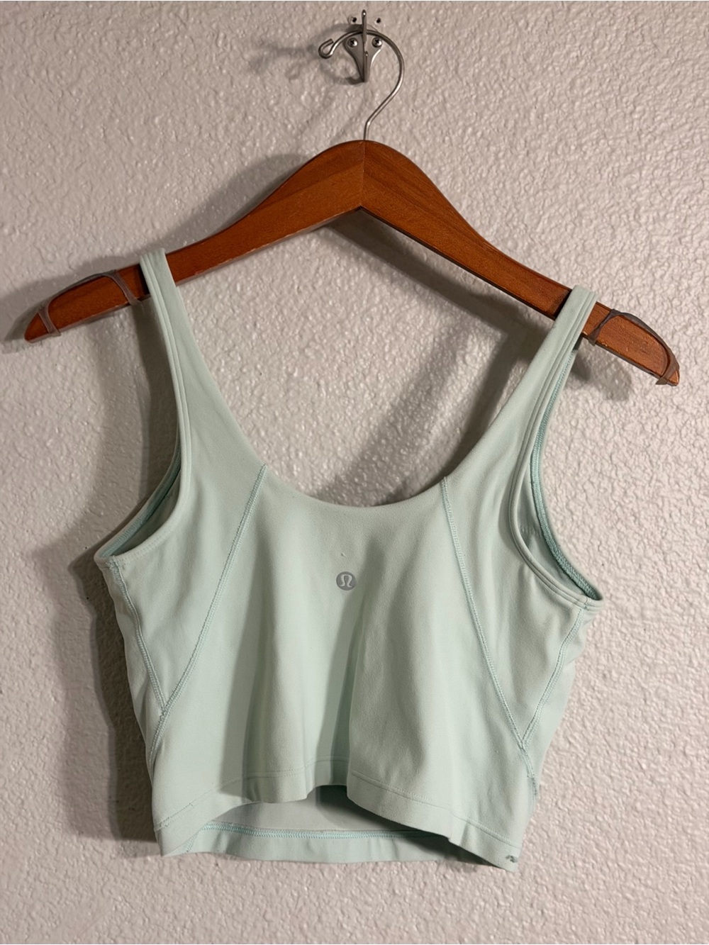 Lululemon Mint Green Align Cropped Tank Top size 6
